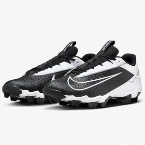 Nike Men Vapor Edge Shark 2 Football Cleats DH5088-001 Black White Size 12